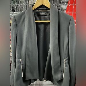 Black Blazer with zippers